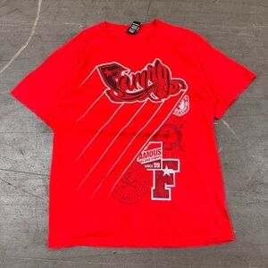 Famous Red Graphic Tee